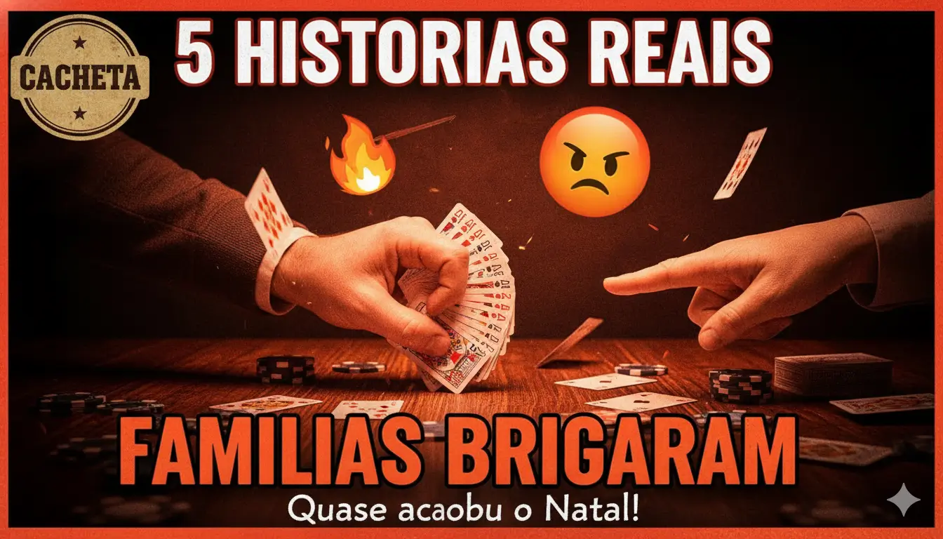 5 Histórias Reais de Famílias que Quase Brigaram por Causa da Cacheta