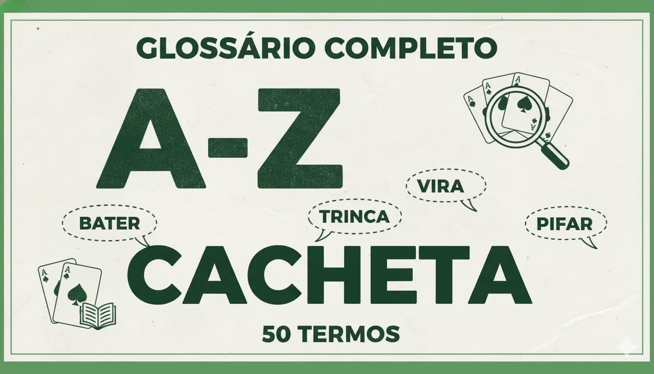 Glossário Completo da Cacheta: 50 Termos Que Você Precisa Conhecer
