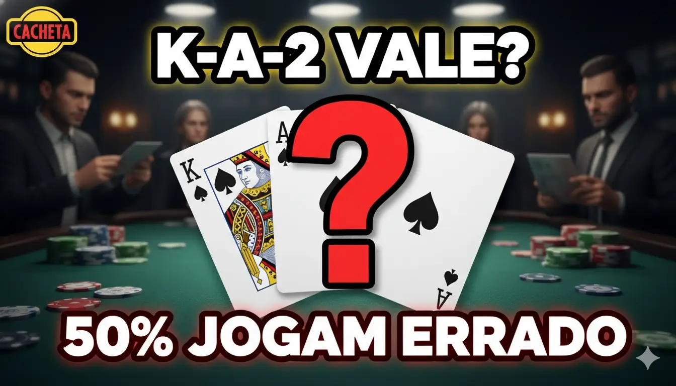 K-A-2 na Cacheta: Esta Sequência Vale ou Não? 50% dos Brasileiros Jogam Errado