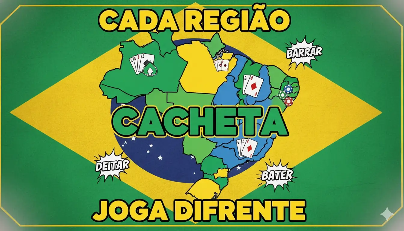 Como Cada Região do Brasil Joga Cacheta Diferente (Mapa Completo)