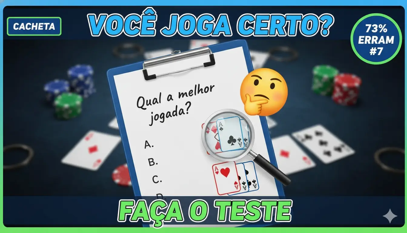 Quiz: Você Joga Cacheta Certo ou Errado? Faça o Teste e Descubra Seu Nível